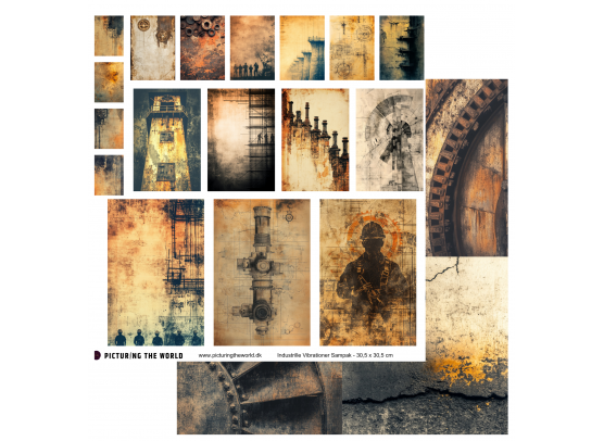 PTW Design - Industrielle Vibrationer - Klippeark Sampak - 7 ark