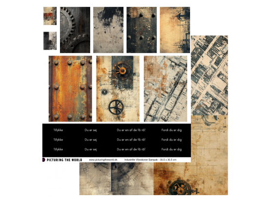 PTW Design - Industrielle Vibrationer - Klippeark Sampak - 7 ark