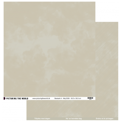 Add on Maj - PTW Design - Basisark 4 - Maj 2026 - sælges kun til kitklubmedlemmer