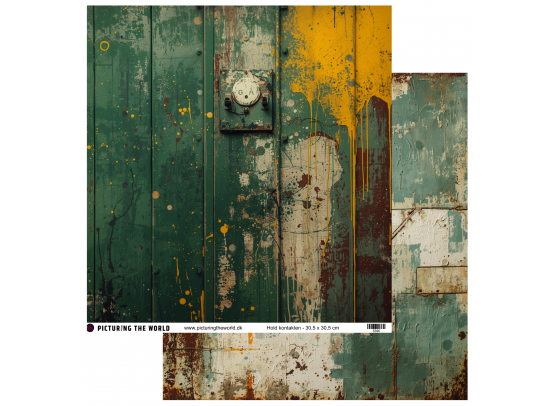 Add on Maj - EKSTRA PTW Design - Hold Kontakten 12x12 mønsterpapir - sælges kun til kitklubmedlemmer