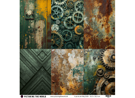 Add on Maj - PTW Design - Maj 2026 - 6 på 1 ark - sælges kun til kitklubmedlemmer.