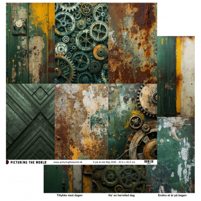 Add on Maj - PTW Design - Maj 2026 - 6 på 1 ark - sælges kun til kitklubmedlemmer.