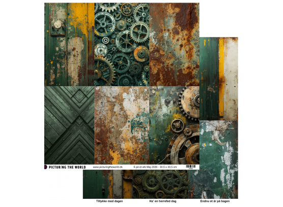 Add on Maj - PTW Design - Maj 2026 - 6 på 1 ark - sælges kun til kitklubmedlemmer.