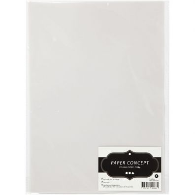 Vellum hvidt A4 - 10 ark