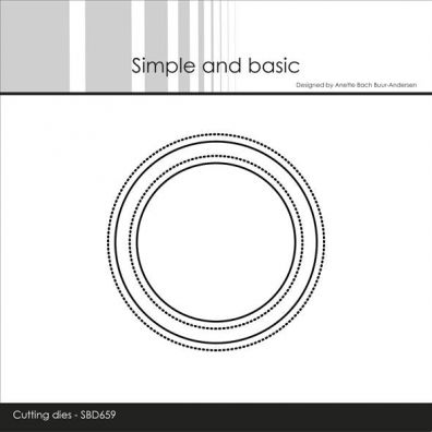 Simple and Basic Dies - Round Windows With Pierced Edge