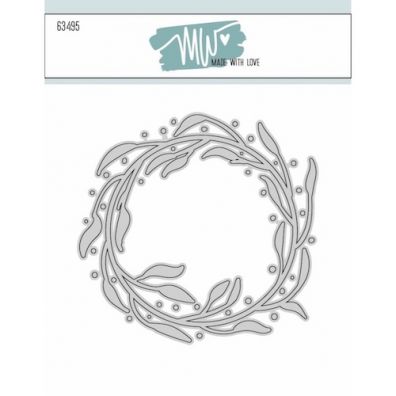 MW - Made With Love Dies - Wreath with Splats