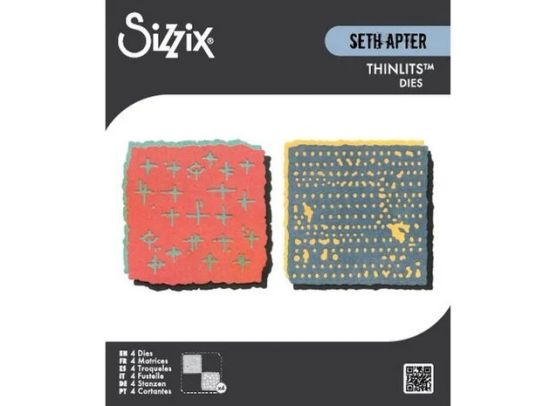 Sizzix Thinlits Die Set - Paper Cutz 2 - 4 pcs - By Seth Apter