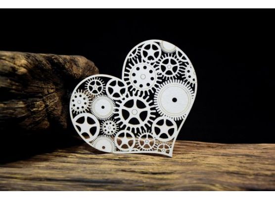 Snipart Chipboard - Industrial Factory - A Heart of Cogs