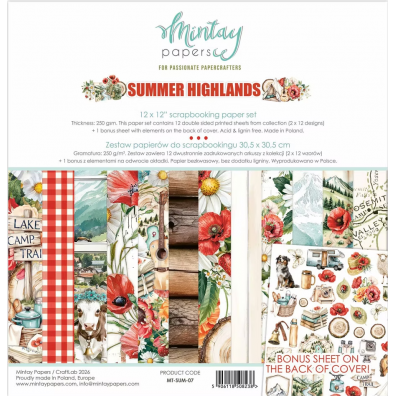Mintay Papers - Summer Highlands 12x12 Paper Set