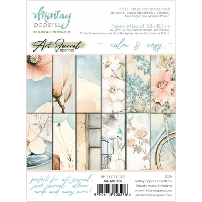 Mintay Papers - 6x8 Art Journal Essentials - Calm & Cozy