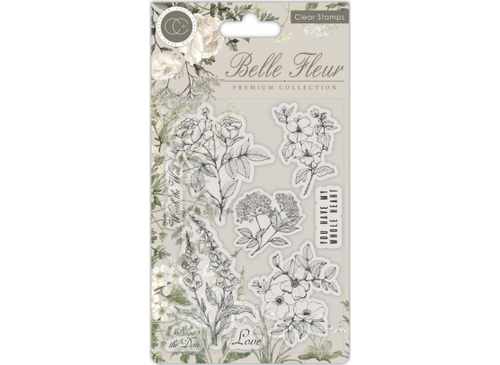 Craft Consortium Photopolymer Stamp - Belle Fleur Premium Collection