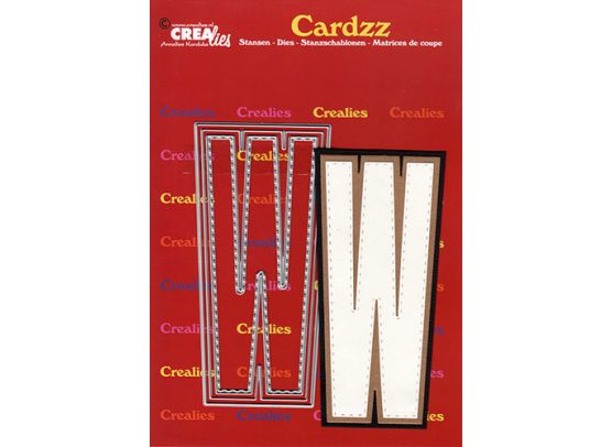 Crealies Dies - Cardzz Letters - W