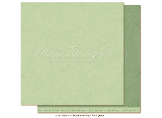 Monochromes - Shades of Summer Feeling - Fresh Green 12x12 papir fra Maja Design