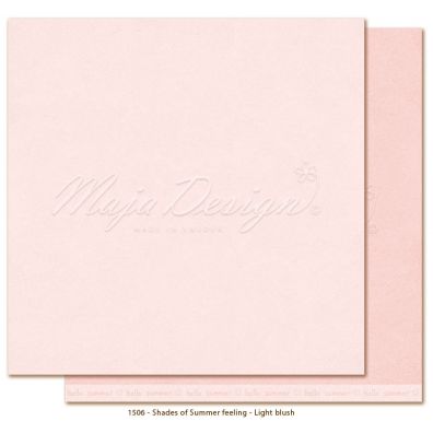 Monochromes - Shades of Summer Feeling - Blush Pink 12x12 papir fra Maja Design