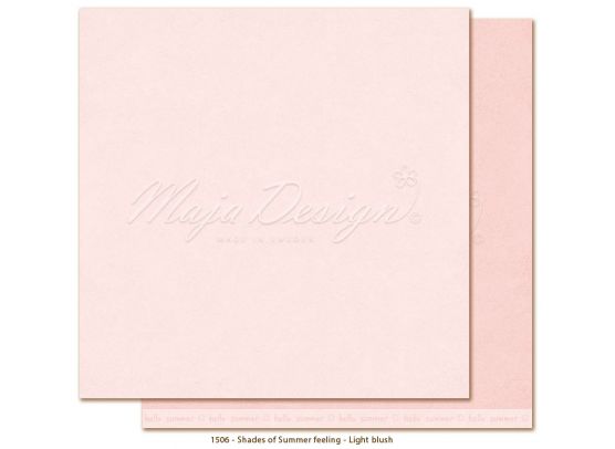Monochromes - Shades of Summer Feeling - Blush Pink 12x12 papir fra Maja Design