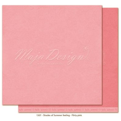Monochromes - Shades of Summer Feeling - Flirty Pink 12x12 papir fra Maja Design