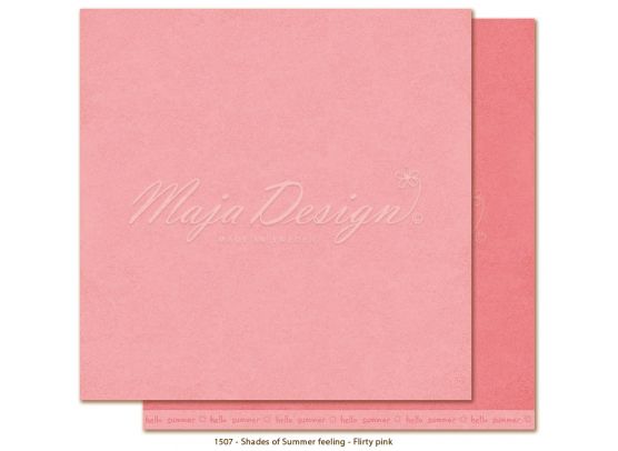 Monochromes - Shades of Summer Feeling - Flirty Pink 12x12 papir fra Maja Design