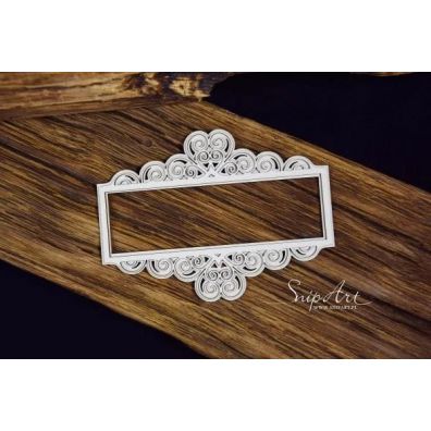 Snipart Chipboard - Small is Beautiful - Lace Frame - Rectangle