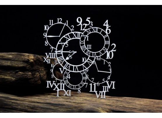 Snipart Chipboard - Industrial Factory - Background - Openwork Clocks