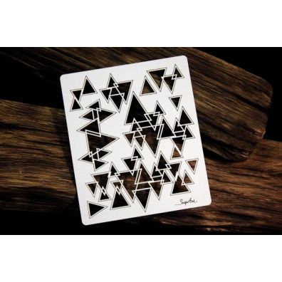 Snipart Chipboard - Background - Openwork Triangles