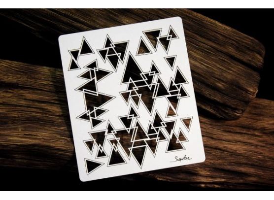 Snipart Chipboard - Background - Openwork Triangles