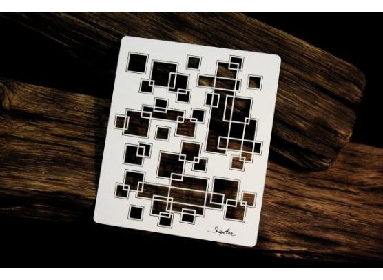 Snipart Chipboard - Background - Openwork Squares