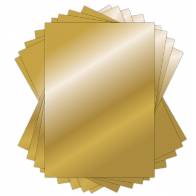 Craft Consortium -The Essential Mirror Card - A4 10 stk. - Gold