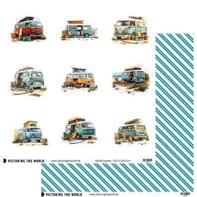 PTW Design - Gamle Busser - 12x12 klippeark