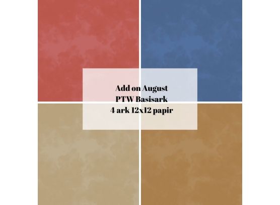 Add on August - PTW Design - August Basis sampak - sælges kun til kitklubmedlemmer