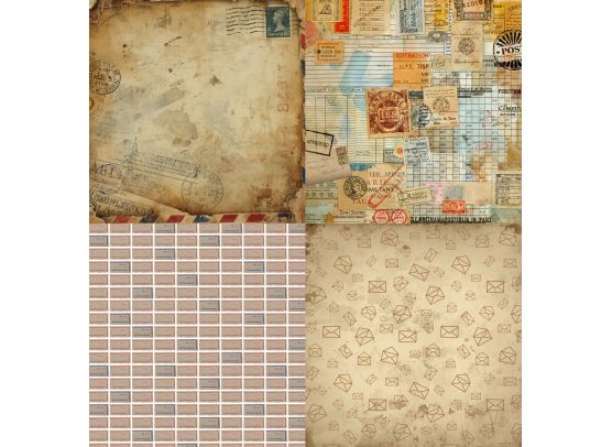 Add on August - PTW Design - 6x6 August Kit 2026 Papirsampak - 6 ark 12x12 - Sælges kun til kitklubmedlemmer