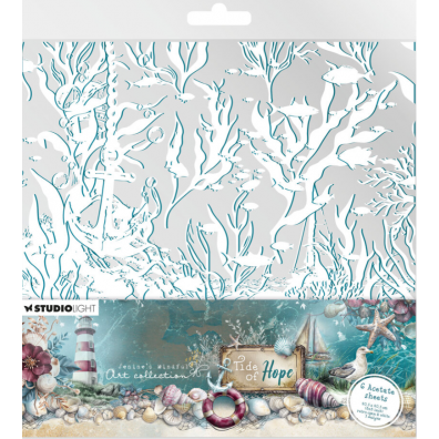 Studio Light - Printed Acetate Sheets - Tide of Hope