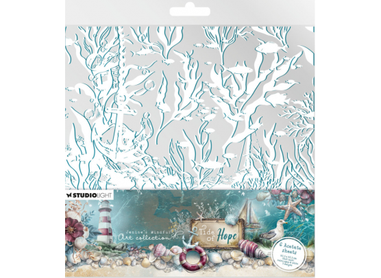 Studio Light - Printed Acetate Sheets - Tide of Hope