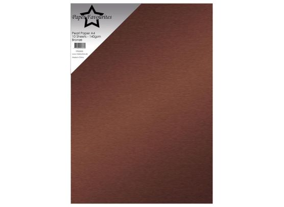 Add on September - EKSTRA Paper Favourites - Pearl Paper A4 - 140 gsm - Bronze