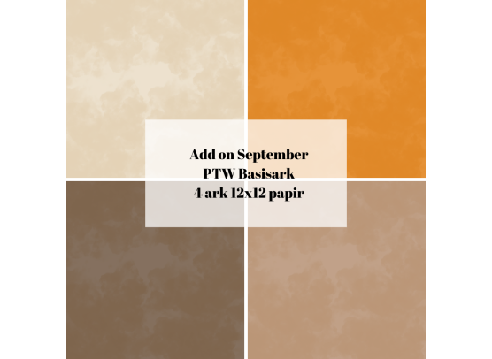 Add on September - PTW Design - September Basis sampak - sælges kun til kitklubmedlemmer