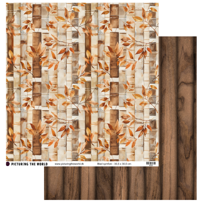 Add on September - EKSTRA PTW Design - Blad Symfoni 12x12 mønsterpapir - sælges kun til kitklubmedlemmer