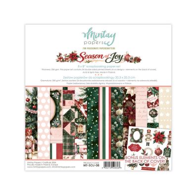 Mintay Papers - Season of Joy - 8x8 Paper Pad