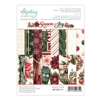 Mintay Papers - Season of Joy - 6x8 Add-on Paper Pad