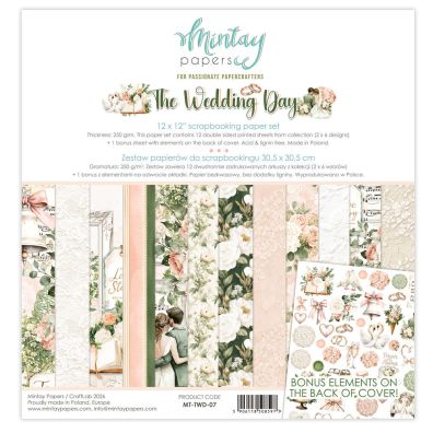 Mintay Papers - The Wedding Day - 12x12 Paper Set