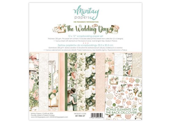Mintay Papers - The Wedding Day - 12x12 Paper Set