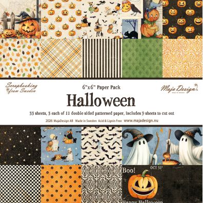 Halloween 6x6 Paper Pack fra Maja Design