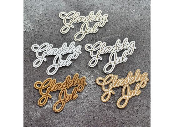 Simple and Basic Clear Stamp & Dies - Glædelig Jul