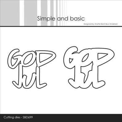 Simple and Basic Dies - God Jul