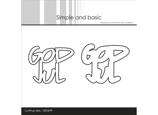 Simple and Basic Dies - God Jul