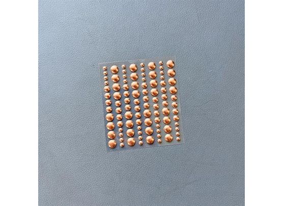 Simple and Basic Enamel Dots - Metallic Copper - Matte