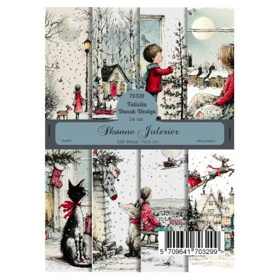 Felicita Design - A6 - Card - Skønne Julerier - 24 stk.