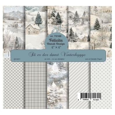 Felicita Design - 6x6 - Så Er Der Dømt Vinterhygge - 30 stk.
