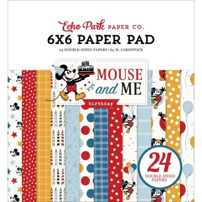 Echo Park Paper - Mouse and Me - Birthday 6x6 Paper Pad
