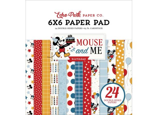 Echo Park Paper - Mouse and Me - Birthday 6x6 Paper Pad
