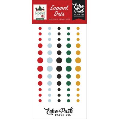 Echo Park Paper - Mouse and Me - Christmas Enamel Dots