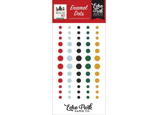 Echo Park Paper - Mouse and Me - Christmas Enamel Dots